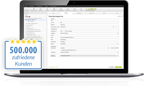 500000 zufriedene Kunden